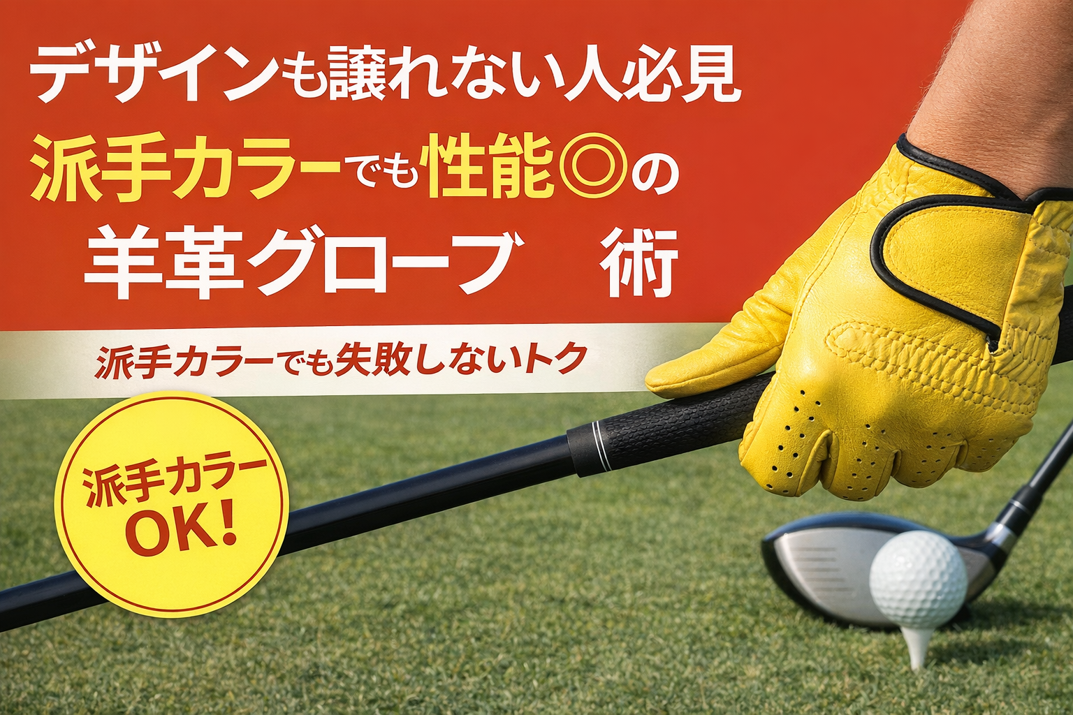 ゴルフグローブ 選び方 初心者 おすすめ